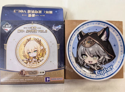 Honkai: Star Rail Castorice Cyrene Aglaea Phainon Anaxagoras Genuine Anime Cosplay Ceramic Saucer Cartoon Small Plate Dish Gift