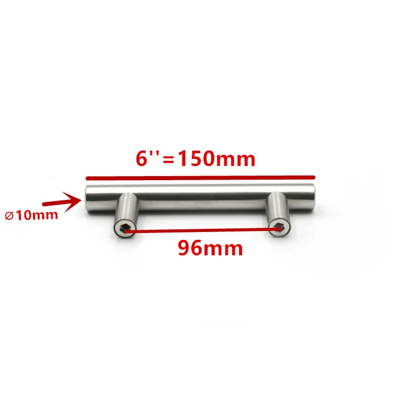 Modern Gold Brushed Straight Cupboard Handles Knobs Stainless Steel Brushed Black Gold Kitchen Door Handles Cabinet Pull