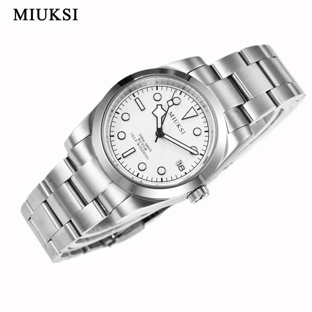 Miuksi 36mm 39mm NH35 Mechanical Watch For Men Watch Automatic Sapphire Stainless Steel Luxury Waterproof Wrist