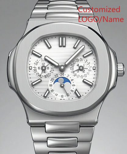 A11 Store Customized Watch 40mm Men's Sport Watch Automatic Mechanical Watches 904L Stainless Steel Black Blue Rubber