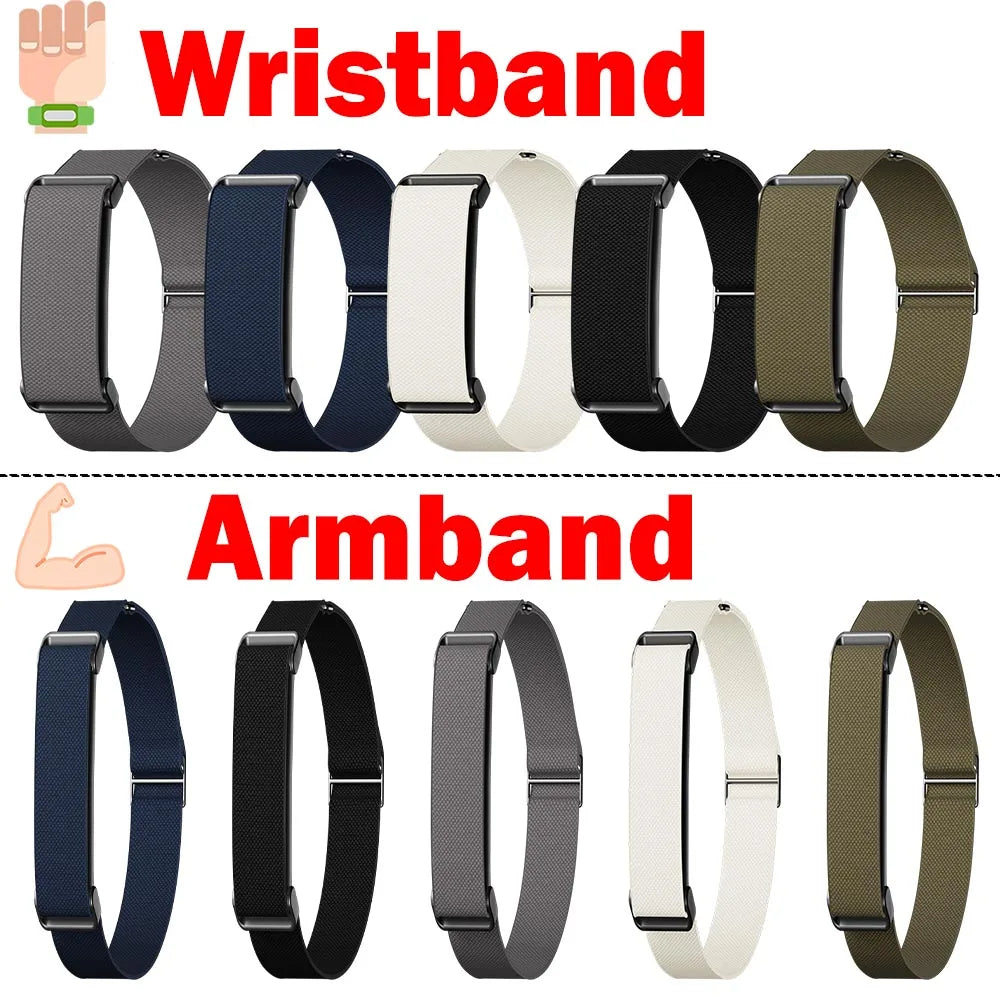 2PC Nylon Strap for Google Fitbit Air Straps Biceps Strap Fitness Tracker Replacement Band Adjustable for Google Fitbit Air Band