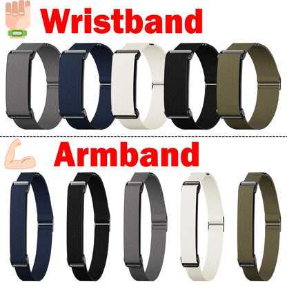 2PC Nylon Strap for Google Fitbit Air Straps Biceps Strap Fitness Tracker Replacement Band Adjustable for Google Fitbit Air Band