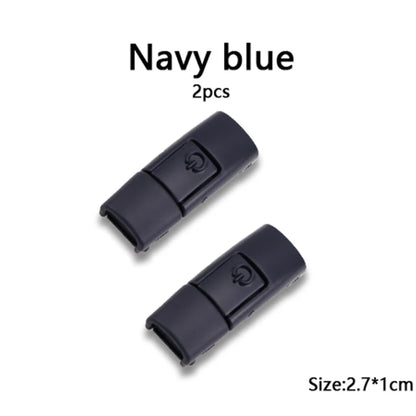 New Colorful Shoelaces Press buckle Metal Shoelace Clip Press Lock Kids Adult Shoes Accessories AF1 Sneaker Kits Metal Laces Tip