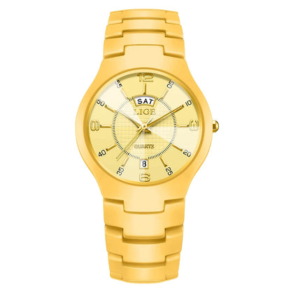 LIGE Luxury Elegant Quartz Women Watches Fashion Ceramics Small Dial Ladies Watch Date Week Display Woman Wristwatch Reloj Mujer
