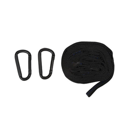 2Pcs High Bearing Capacity Hammock Straps 600lbs Breaking Strength Polyester Hammock Belt Rope 5 Ring Correias De Poliéster