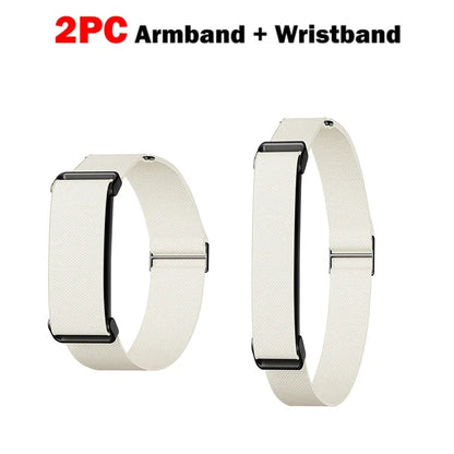 2PC Nylon Strap for Google Fitbit Air Straps Biceps Strap Fitness Tracker Replacement Band Adjustable for Google Fitbit Air Band