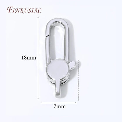 18K Gold Plated Mini Heart Spring Clasp,Lobster Clasp DIY Jewelry Making Findings Necklace Bracelet Connector Hook Accessories