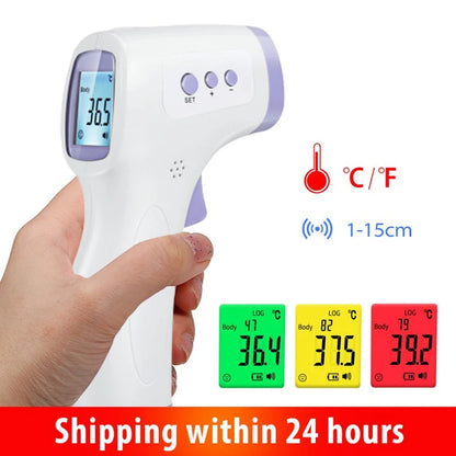 Baby Thermometer Infrared Digital LCD Body Measurement Forehead Ear Non-Contact Adult Fever IR Kids Termometro