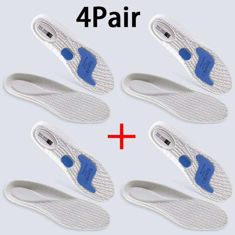 Sport Insoles for Feet Soft Shock Absorption Inserts Template Orthopedic Plantar Fasciitis Insole for Shoes Man Women Shoe Sole