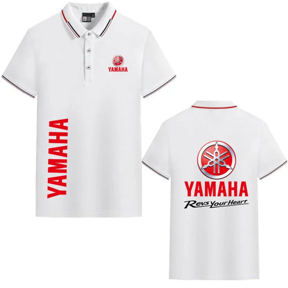 motorcycle Racing collared Yamaha POLO shirt cycling suit for men and women summer top short-sleeved T-shirt motogp fan clothing