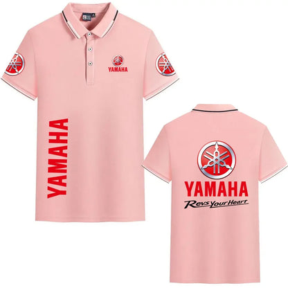 motorcycle Racing collared Yamaha POLO shirt cycling suit for men and women summer top short-sleeved T-shirt motogp fan clothing