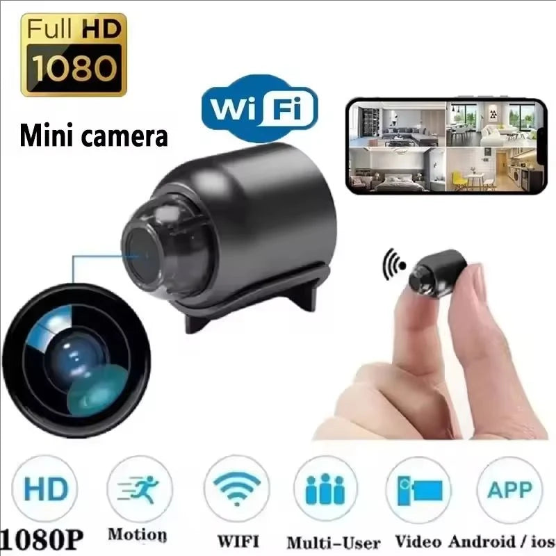 1080P HD Mini Camera WiFi Wireless HD Night Vision Camera Home X5 Remote Camera Kids Pet Safety Monitoring