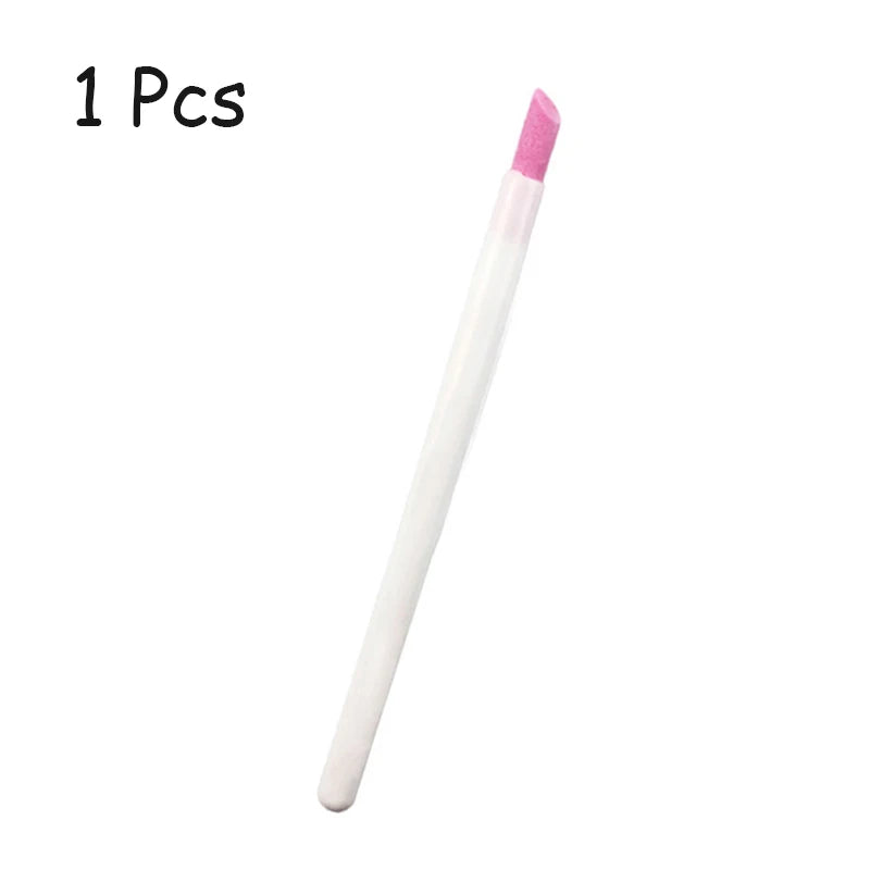1/5PC Nails Art Quartz Grinding Pen Nail Cuticle scissors Dead Skin Remover UV Gel Polish Manicure Stick Files Accessories Tools