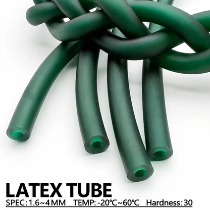 Latex Natural Latex Tube 1636/1836/2040/3060/3080mm Ice Green High Elasticity Rubber Hose Odorless for DIY Slingshot Catapult
