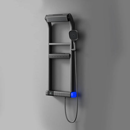 New Arrival Luxury Modern Single Handle Shower System Polished Chrome Thermostatic Faucets Rain Soft Jet Single Lever Ceramic
