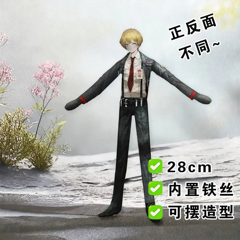 Funny Limbus Company Yi sang  Cotton  Anime Merchandise Fan Collection Decorative Ornaments Twistable Wire Frame Birthday Gifts