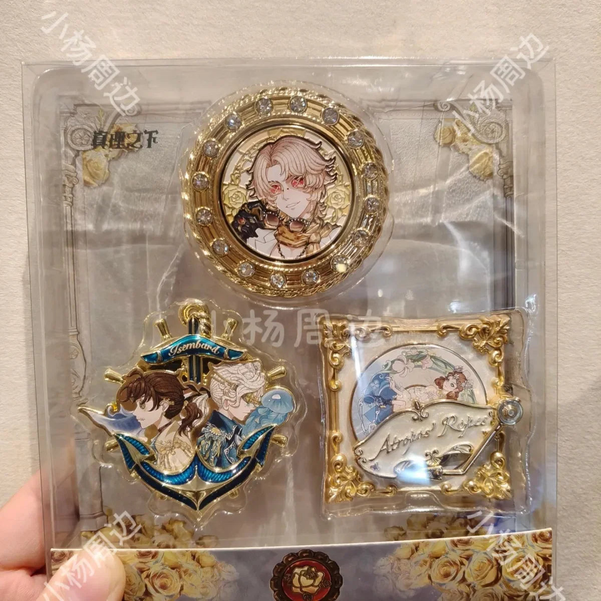Anime Game Identity Ⅴ Naib Subedar Norton Campbell Frederick Kreiburg Cosplay Anime metal badge brooch Accessories Xmas Gift
