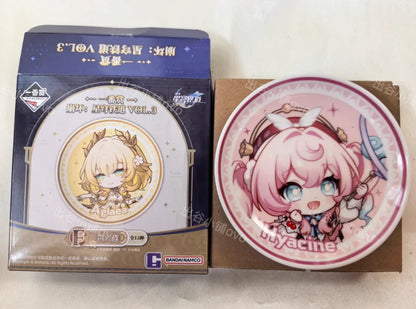 Honkai: Star Rail Castorice Cyrene Aglaea Phainon Anaxagoras Genuine Anime Cosplay Ceramic Saucer Cartoon Small Plate Dish Gift