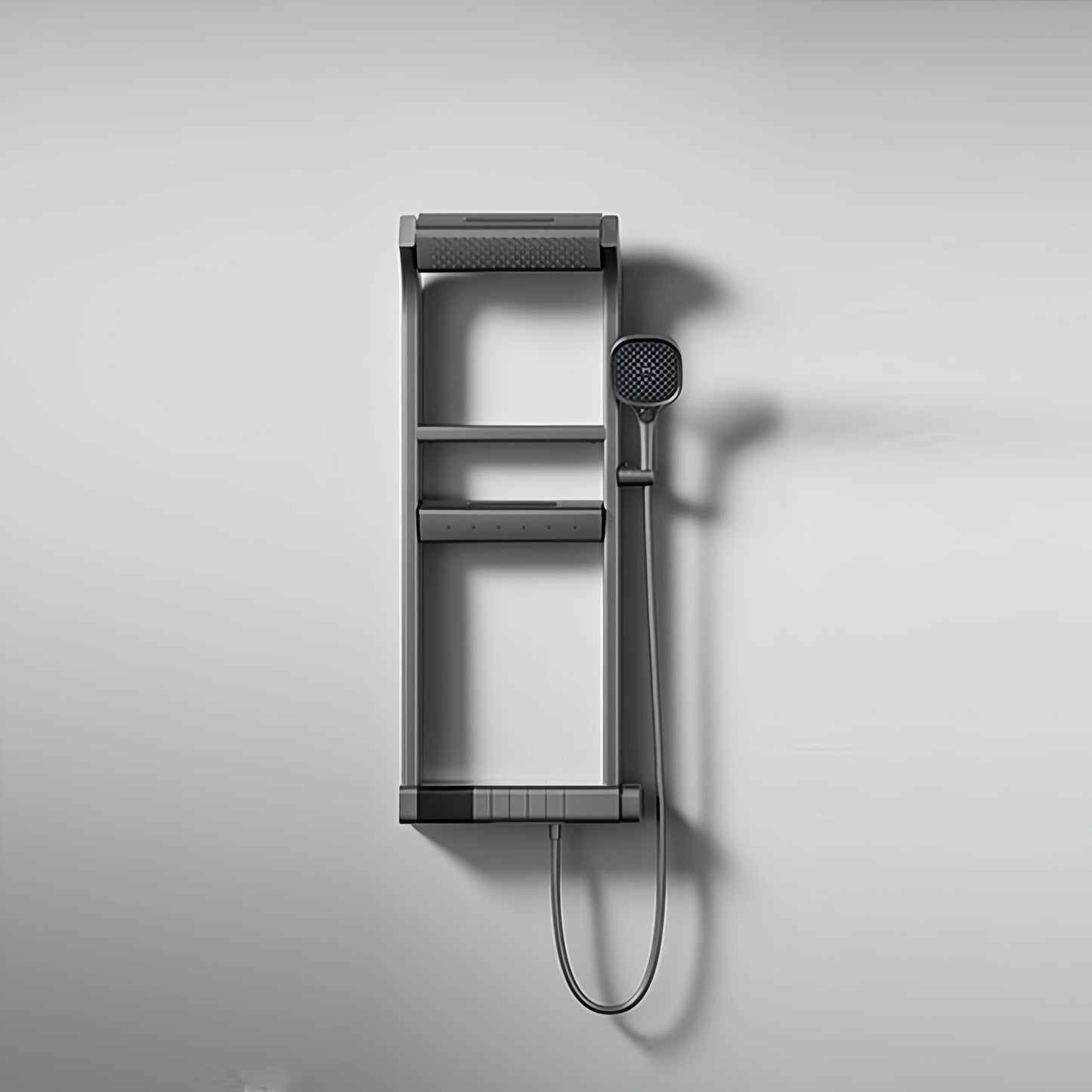 New Arrival Luxury Modern Single Handle Shower System Polished Chrome Thermostatic Faucets Rain Soft Jet Single Lever Ceramic
