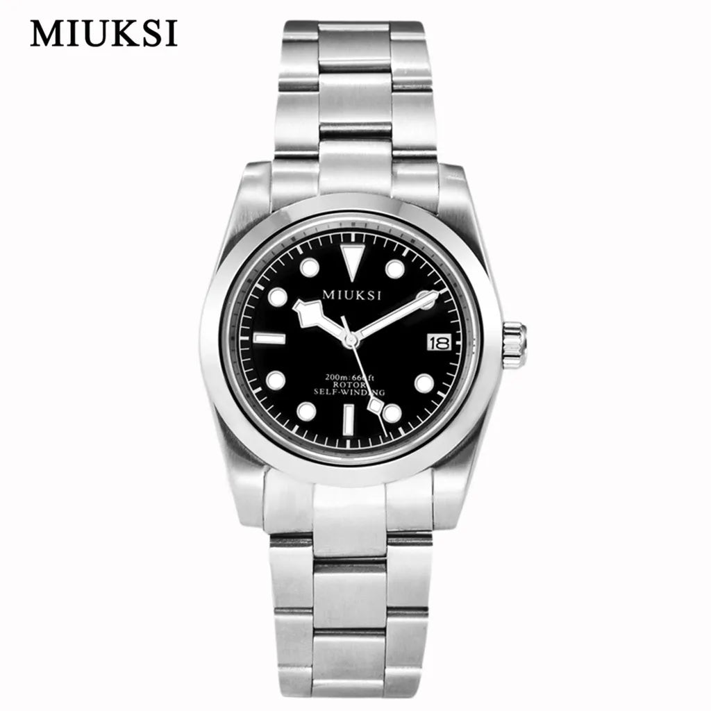 Miuksi 36mm 39mm NH35 Mechanical Watch For Men Watch Automatic Sapphire Stainless Steel Luxury Waterproof Wrist