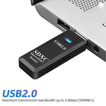 2 in 1 USB2.0/3.0 Card Reader Micro TF sd card Reader usb adapter High Speed Cardreader TF Memory card For PC Laptop Accessories
