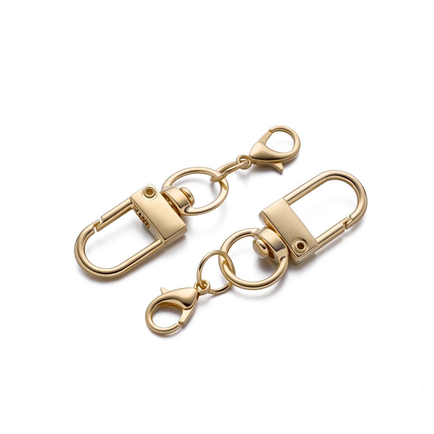 5/10Pcs Alloy Snap Lobster Clasp Hooks with Lobster Clasps Connectors Findings for DIY Key Chain Bags Pendants Supplies
