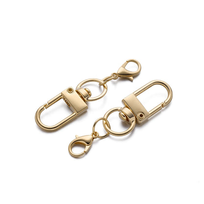 5/10Pcs Alloy Snap Lobster Clasp Hooks with Lobster Clasps Connectors Findings for DIY Key Chain Bags Pendants Supplies