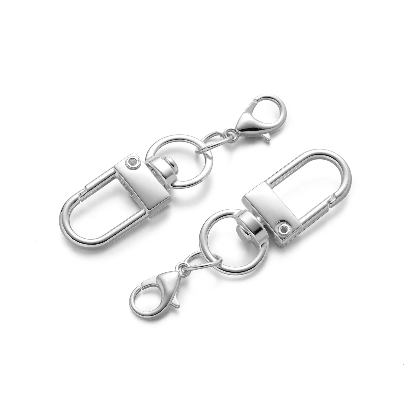 5/10Pcs Alloy Snap Lobster Clasp Hooks with Lobster Clasps Connectors Findings for DIY Key Chain Bags Pendants Supplies