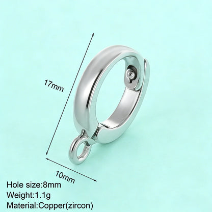 5pcs Fashion Bikini Button Charms Pendant For Jewelry Making Supplies Zircon Diy Earrings Bracelet Necklace Keychain Wholesale