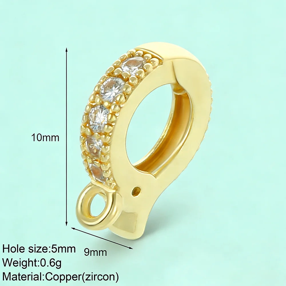 5pcs Fashion Bikini Button Charms Pendant For Jewelry Making Supplies Zircon Diy Earrings Bracelet Necklace Keychain Wholesale