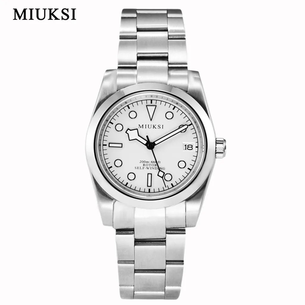 Miuksi 36mm 39mm NH35 Mechanical Watch For Men Watch Automatic Sapphire Stainless Steel Luxury Waterproof Wrist