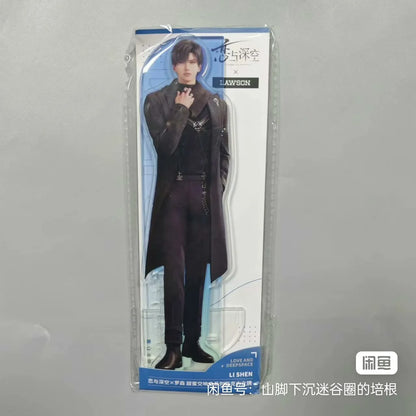 Official LAWSON X Love and Deepspace Collaboration Merchandise Badge Bookmark Acrylic Stand Postcard Transparent Card in Stock