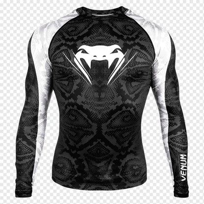 Sports Compression Long-Sleeve Top Breathable Quick-Dry for Fitness Training Fighting MMA-