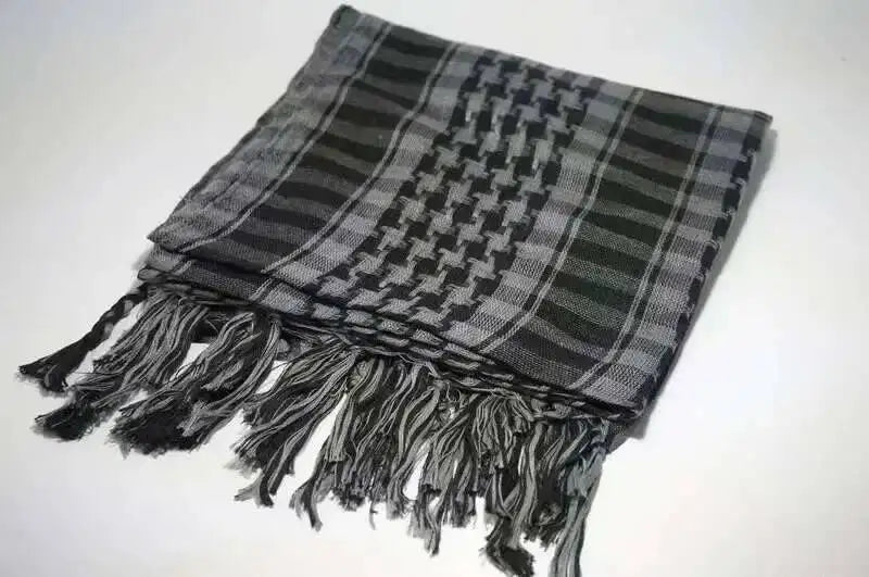 Arafat arab scarf shawl Handsome Keffiyeh Kafiya Lightweight Military Shemagh palestine Man Stripe Scarf With Tassels Soft Warm