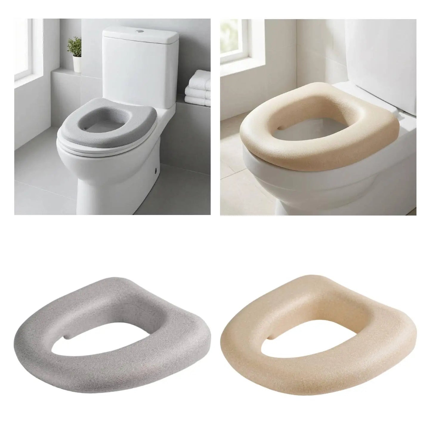 Raised Toilet Seat Cushion Elevated Toilet Seat Riser Universal