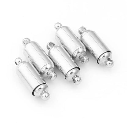 5pcs/lot Strong Magnetic Clasps Copper Plated Magnet End Clasp Connectors For Jewelry Making DIY Leather Cord Bracelets Necklace