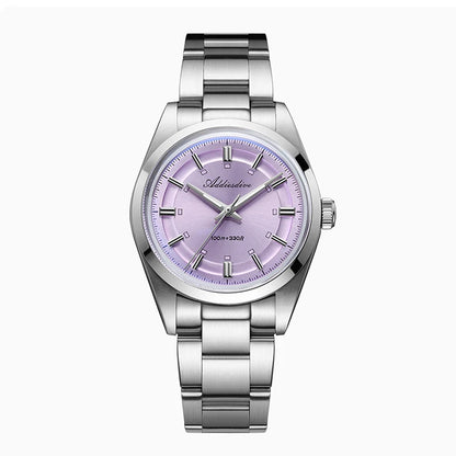 ADDIESDIVE Luxury Men Quartz Watch 36mm Super Luminous Bubble Mirror Glass Waterproof Watches For Man Stainless Steel Watch Male