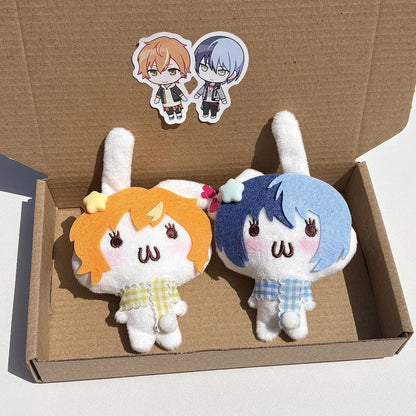 Project Sekai Aoyagi Toya Shinonome Akito Akt Anime Soft Body Puppet Plushies Figures Backpack Pendant Plush Keychain Girl Gift