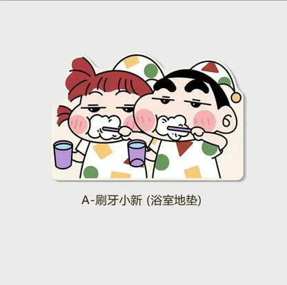 30*40cm Shower Room Water Uptake Mat Quick Drying Fashionable and Exquisite Cartoon Anime Soft and Comfortable Anime Periphe