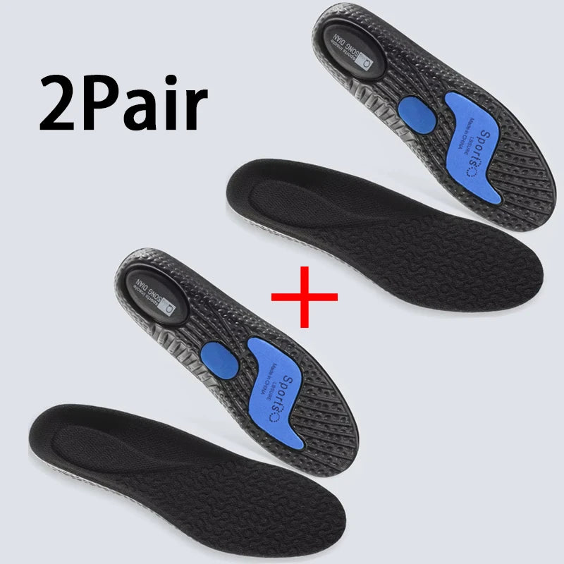 Sport Insoles for Feet Soft Shock Absorption Inserts Template Orthopedic Plantar Fasciitis Insole for Shoes Man Women Shoe Sole