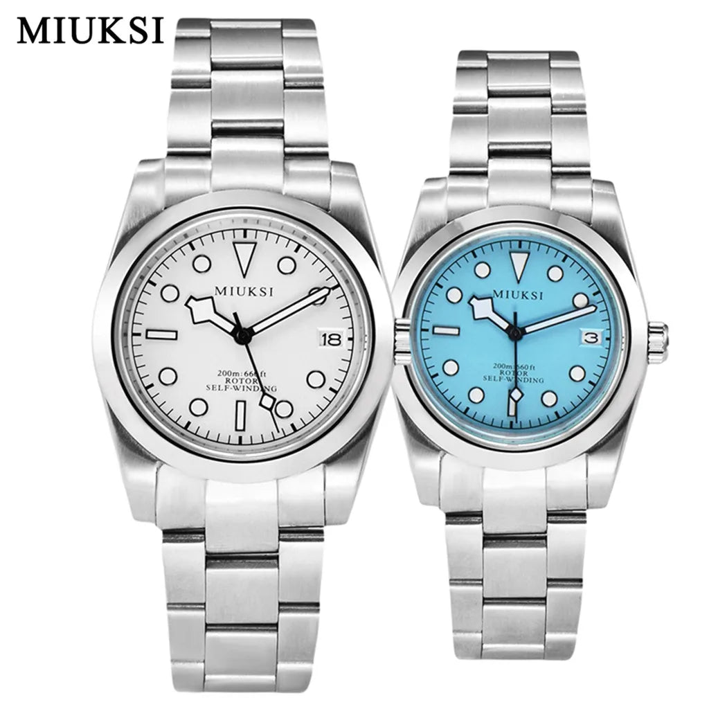 Miuksi 36mm 39mm NH35 Mechanical Watch For Men Watch Automatic Sapphire Stainless Steel Luxury Waterproof Wrist