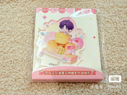 Official LAWSON X Love and Deepspace Collaboration Merchandise Badge Bookmark Acrylic Stand Postcard Transparent Card in Stock