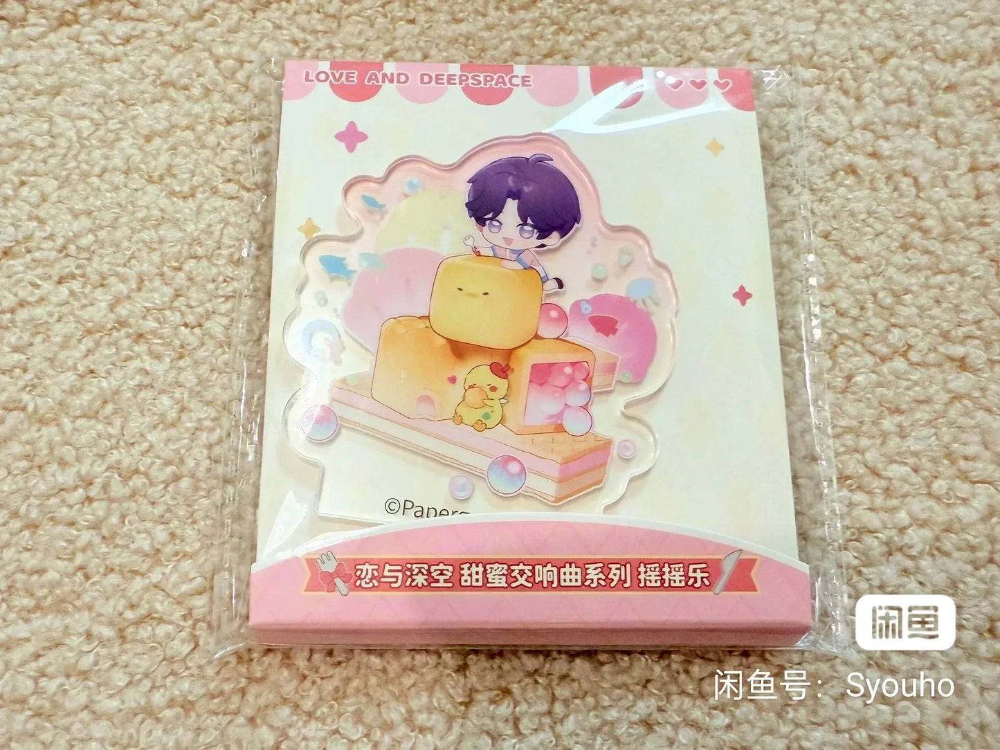 Official LAWSON X Love and Deepspace Collaboration Merchandise Badge Bookmark Acrylic Stand Postcard Transparent Card in Stock