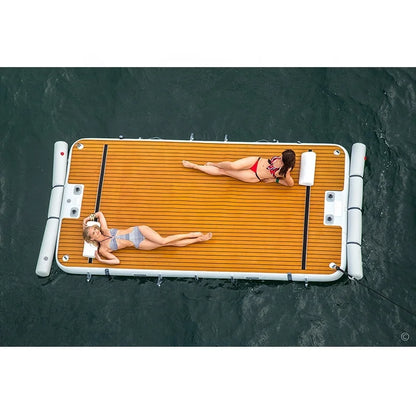 Inflatable Floating Yacht Boat Dock (With Non-slip Mat) Luxury Platform Dock Floating Yacht Mat