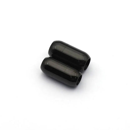 5Pcs/Lot Stainless Steel Magnetic Clasps End Hole 5mm 6mm 8mm for Leather Cord Buckle Bracelet DIY Connectors Jewelry Making