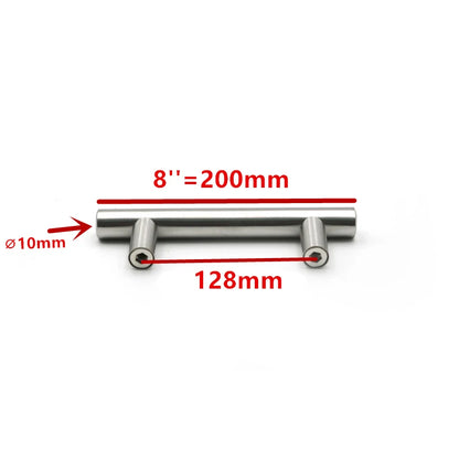 Modern Gold Brushed Straight Cupboard Handles Knobs Stainless Steel Brushed Black Gold Kitchen Door Handles Cabinet Pull