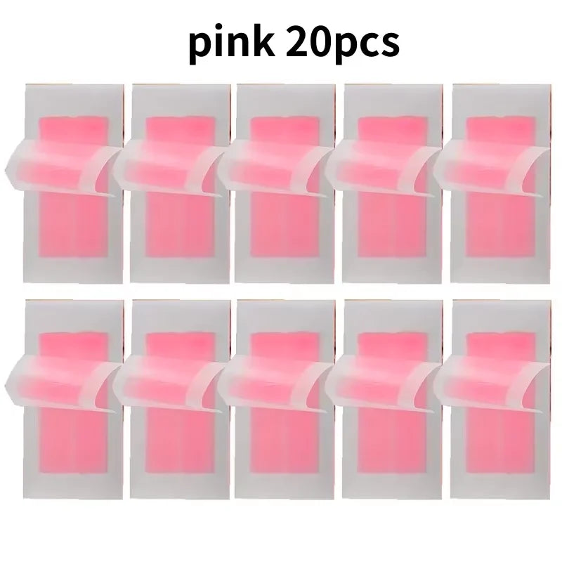 6/20PCS Hair Removal Wax Strips, Cold Wax Paper for Face, Arm, Leg & Body, Skin-Friendly, Long-Lasting, Unisex, Certified
