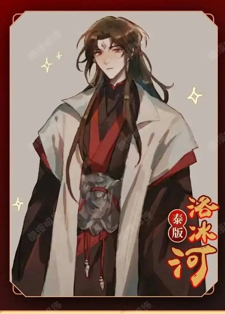 Anime Luo BingHe Cosplay Costume Ancient Costume Cosplay Wig Prop For Halloween Women The Scum Villain's Self-Saving System
