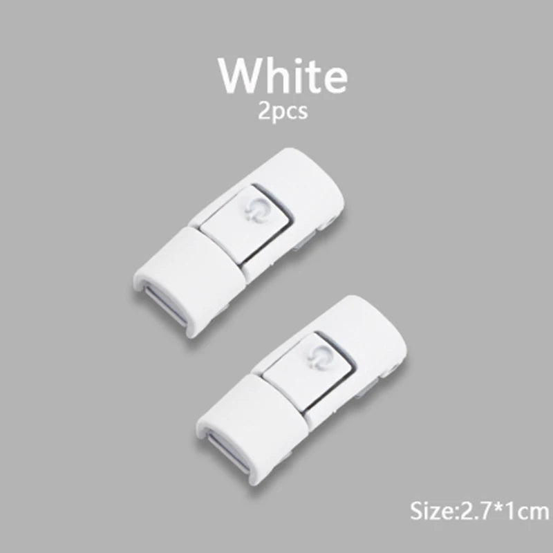 New Colorful Shoelaces Press buckle Metal Shoelace Clip Press Lock Kids Adult Shoes Accessories AF1 Sneaker Kits Metal Laces Tip