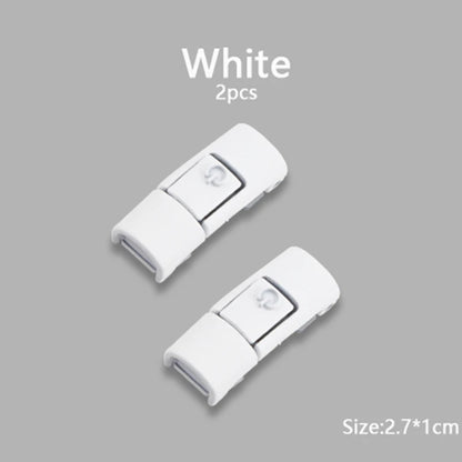 New Colorful Shoelaces Press buckle Metal Shoelace Clip Press Lock Kids Adult Shoes Accessories AF1 Sneaker Kits Metal Laces Tip